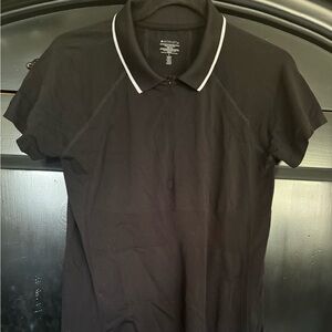 Athleta Black Button Down Shirt